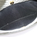 BALLY Chain Shoulder Bag Leather Ivory Gold Auth 141066-22