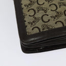 CELINE C Sulky Shoulder Bag Canvas Brown Gold Auth 141070-15