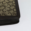 CELINE C Sulky Shoulder Bag Canvas Brown Gold Auth 141070-16