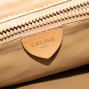 CELINE Macadam Canvas Hand Bag PVC Beige Gold Auth 141071-19
