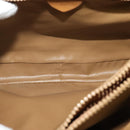 CELINE Macadam Canvas Hand Bag PVC Beige Gold Auth 141071-10