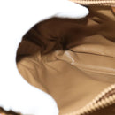 CELINE Macadam Canvas Hand Bag PVC Beige Gold Auth 141071-21