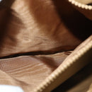 CELINE Macadam Canvas Hand Bag PVC Beige Gold Auth 141071-11