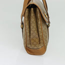 CELINE Macadam Canvas Hand Bag PVC Beige Gold Auth 141071-3