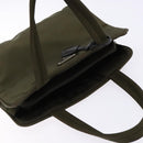 PRADA Hand Bag Nylon Green Auth 141076-6