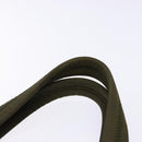 PRADA Hand Bag Nylon Green Auth 141076-14