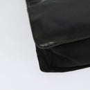 PRADA Shoulder Bag Leather Black Silver Auth 141077-15