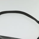 PRADA Shoulder Bag Leather Black Silver Auth 141077-8