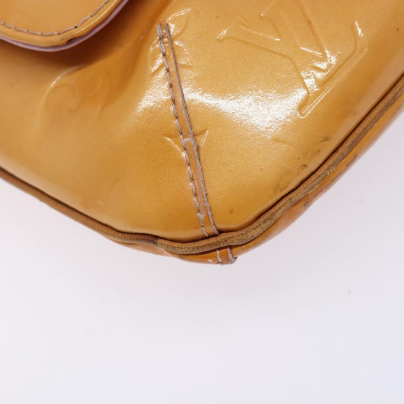 LOUIS VUITTON Vernis Thompson Street Bag Marshmallow Pink M91070 LV Auth 141078