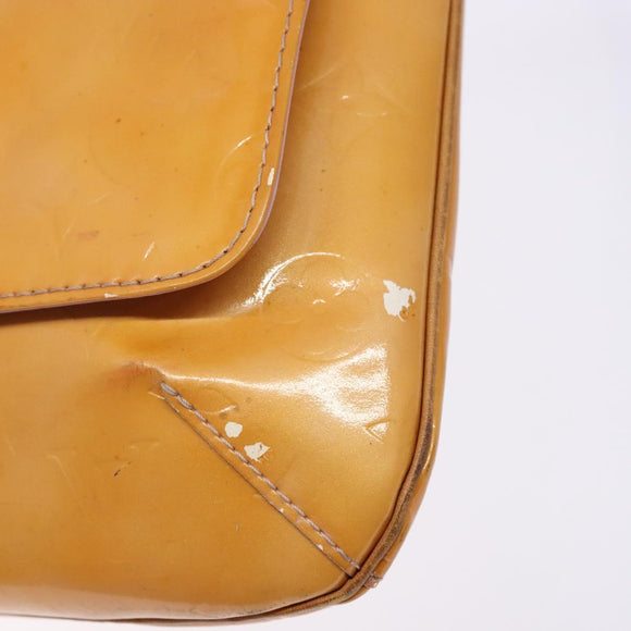 LOUIS VUITTON Vernis Thompson Street Bag Marshmallow Pink M91070 LV Auth 141078