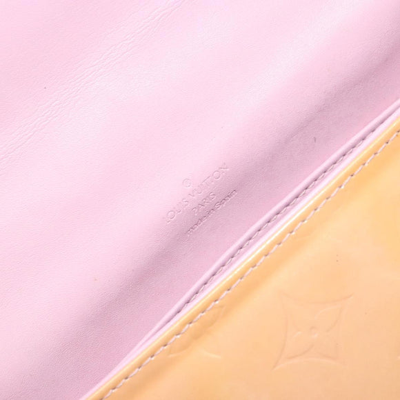 LOUIS VUITTON Vernis Thompson Street Bag Marshmallow Pink M91070 LV Auth 141078