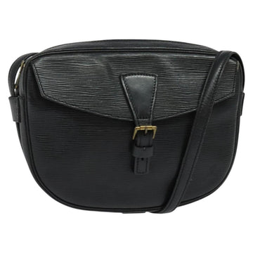 LOUIS VUITTON Epi Jeune Fille MM Shoulder Bag Black M52152 LV Auth 141082