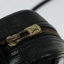 LOUIS VUITTON Epi Jeune Fille MM Shoulder Bag Black M52152 LV Auth 141082-8