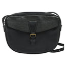 LOUIS VUITTON Epi Jeune Fille MM Shoulder Bag Black M52152 LV Auth 141082-13