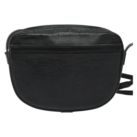 LOUIS VUITTON Epi Jeune Fille MM Shoulder Bag Black M52152 LV Auth 141082