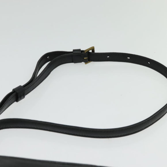 LOUIS VUITTON Epi Jeune Fille MM Shoulder Bag Black M52152 LV Auth 141082