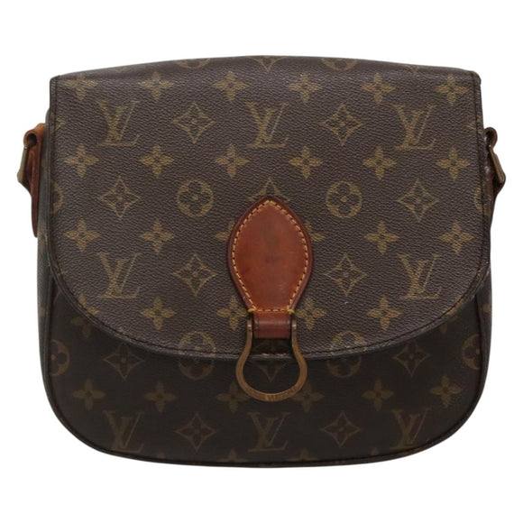 LOUIS VUITTON Monogram Monogram Saint Cloud GM Shoulder Bag M51242 Auth 141085