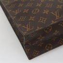 LOUIS VUITTON Monogram Sac Plat Hand Bag M51140 LV Auth 141088-16