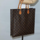 LOUIS VUITTON Monogram Sac Plat Hand Bag M51140 LV Auth 141088-19