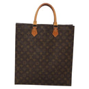 LOUIS VUITTON Monogram Sac Plat Hand Bag M51140 LV Auth 141088-13