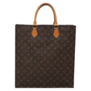 LOUIS VUITTON Monogram Sac Plat Hand Bag M51140 LV Auth 141088-2