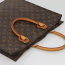 LOUIS VUITTON Monogram Sac Plat Hand Bag M51140 LV Auth 141088-6