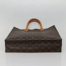 LOUIS VUITTON Monogram Sac Plat Hand Bag M51140 LV Auth 141088-5
