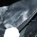 FENDI Zucca Canvas Shoulder Bag PVC Brown Black gold Auth 141091-12