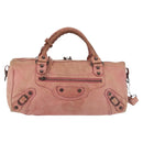 BALENCIAGA The Twiggy Hand Bag Leather 2way Pink 128523 Auth 141093-13