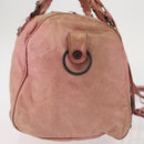 BALENCIAGA The Twiggy Hand Bag Leather 2way Pink 128523 Auth 141093-3