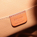 CELINE Macadam Canvas Backpack PVC Leather Brown Gold Auth 141097-15