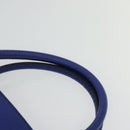 CELINE Hand Bag Leather 2way Blue Gold Auth 141099-8