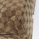 GUCCI GG Canvas Shoulder Bag Beige Silver 002 1076 Auth 141101-16