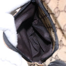 GUCCI GG Canvas Shoulder Bag Beige Silver 002 1076 Auth 141101-21