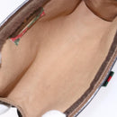 GUCCI GG Supreme Web Sherry Line Clutch Bag PVC Beige 89 01 032 Auth 141102-14