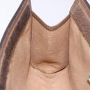 GUCCI GG Supreme Web Sherry Line Clutch Bag PVC Beige 89 01 032 Auth 141102-16