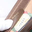 GUCCI GG Supreme Web Sherry Line Clutch Bag PVC Beige 89 01 032 Auth 141102-17