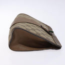 GUCCI GG Supreme Web Sherry Line Clutch Bag PVC Beige 89 01 032 Auth 141102-4