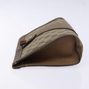GUCCI GG Supreme Web Sherry Line Clutch Bag PVC Beige 89 01 032 Auth 141102-5