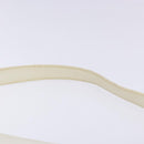 Salvatore Ferragamo Gancini Shoulder Bag Leather White Silver Auth 141105-14