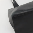 Salvatore Ferragamo Gancini Shoulder Bag Leather Black Silver Auth 141108-11