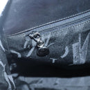 Salvatore Ferragamo Gancini Shoulder Bag Leather Black Silver Auth 141108-16