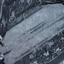 Salvatore Ferragamo Gancini Shoulder Bag Leather Black Silver Auth 141108-17