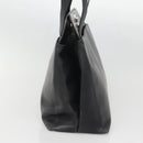 Salvatore Ferragamo Gancini Shoulder Bag Leather Black Silver Auth 141108-4