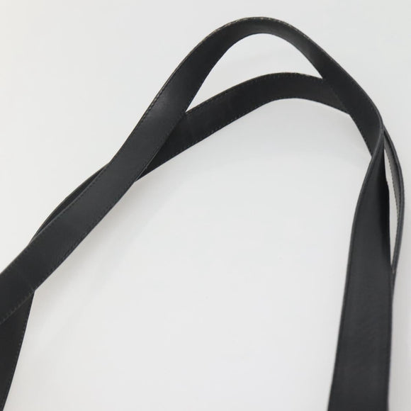 Salvatore Ferragamo Gancini Shoulder Bag Leather Black Silver Auth 141108