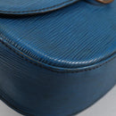 LOUIS VUITTON Epi Saint Cloud GM Shoulder Bag Toledo Blue M52195 LV Auth 141111-15