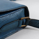 LOUIS VUITTON Epi Saint Cloud GM Shoulder Bag Toledo Blue M52195 LV Auth 141111-19