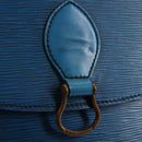 LOUIS VUITTON Epi Saint Cloud GM Shoulder Bag Toledo Blue M52195 LV Auth 141111-20