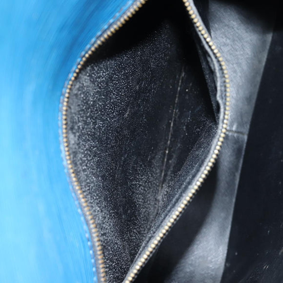 LOUIS VUITTON Epi Saint Cloud GM Shoulder Bag Toledo Blue M52195 LV Auth 141111