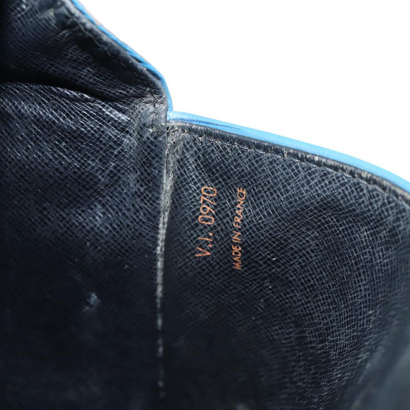 LOUIS VUITTON Epi Saint Cloud GM Shoulder Bag Toledo Blue M52195 LV Auth 141111